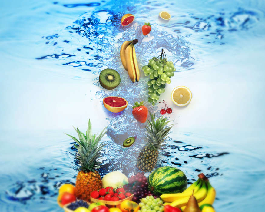 Food, Fruits, Water