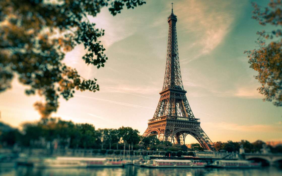 Eiffel Tower, Cities, Paris, Landscape