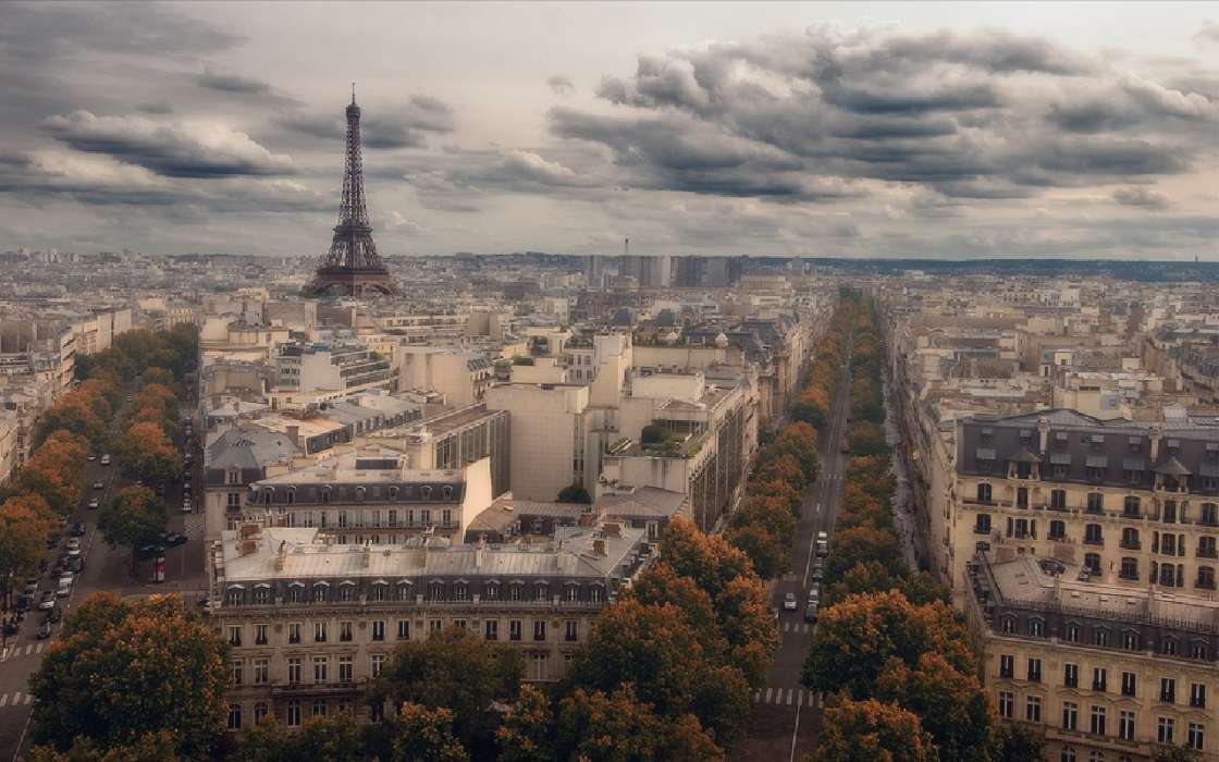 Eiffel Tower, Cities, Paris, Landscape