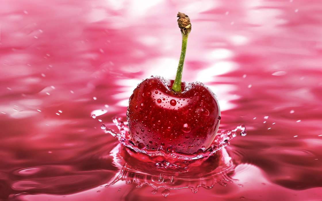 Sweet cherry,Background,Fruits