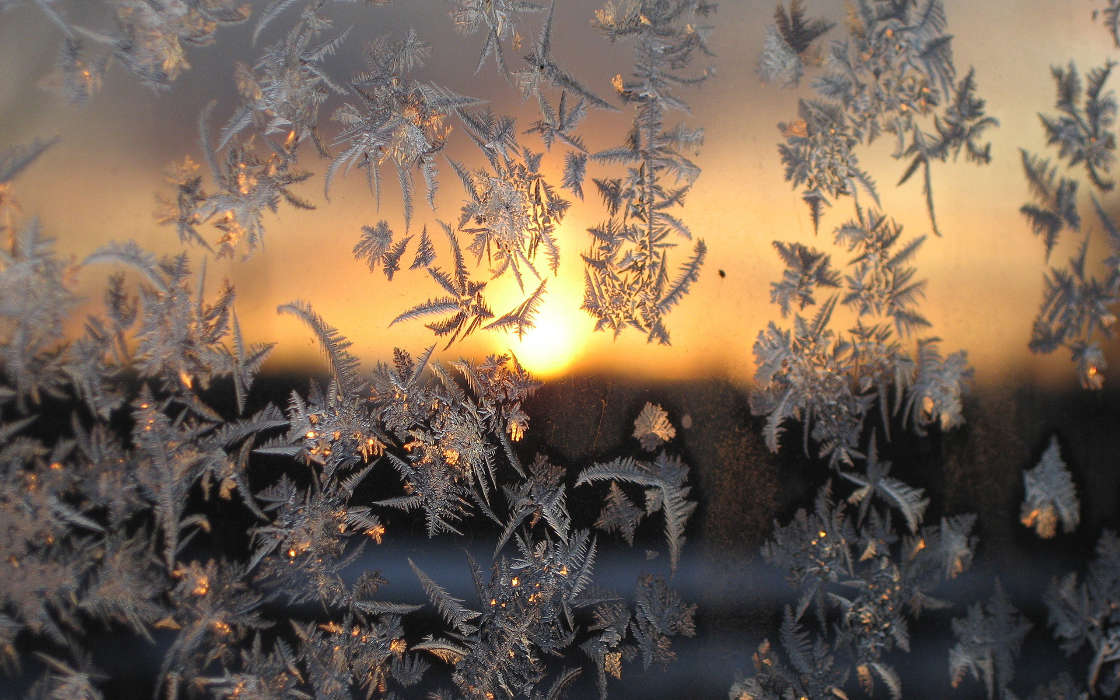 Background, ice, Sunset, Winter