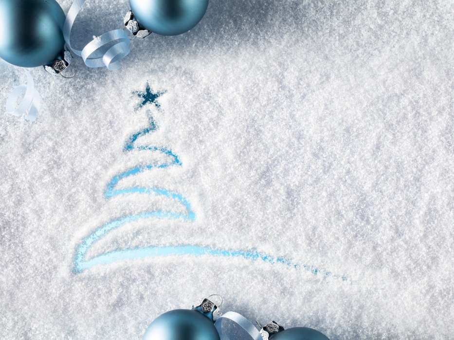 Background, New Year, Christmas, Xmas, Snow