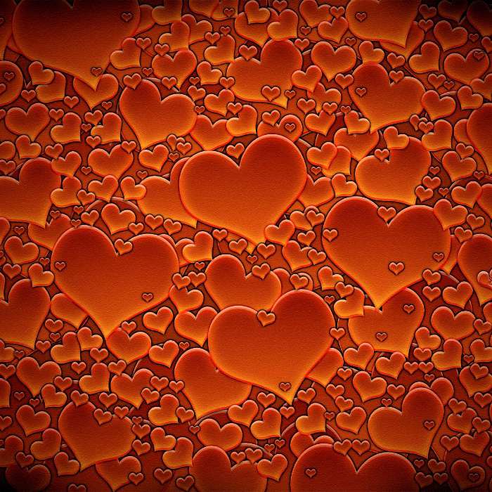 Background,Hearts