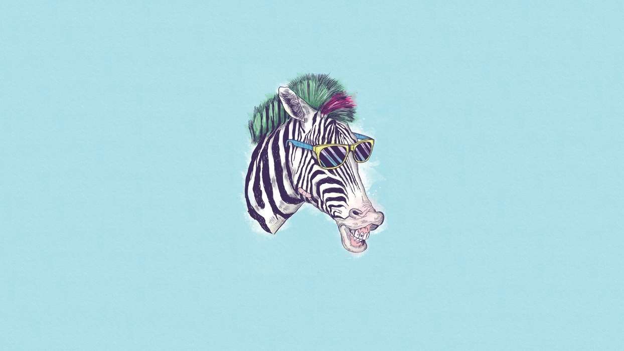Background, Funny, Zebra, Animals