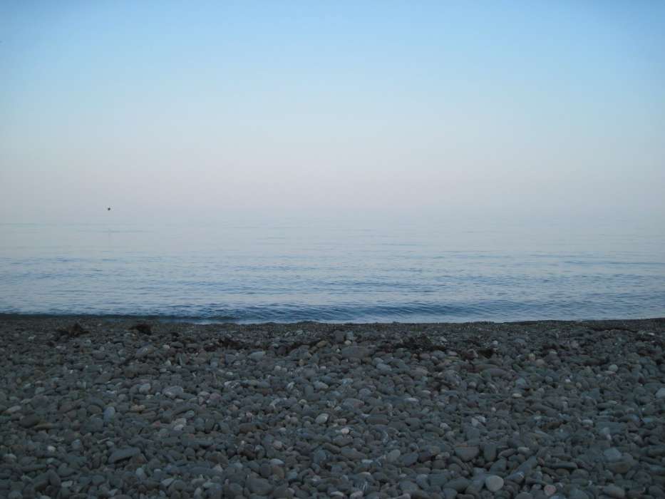 Pebble, Sea, Landscape, Beach