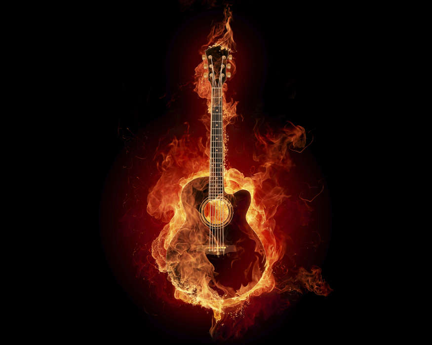 Music, Fire, Guitars
