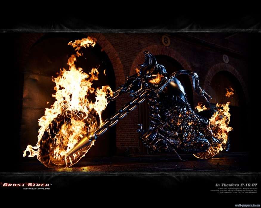 Cinema, Transport, Fire, Motorcycles, Ghost Rider