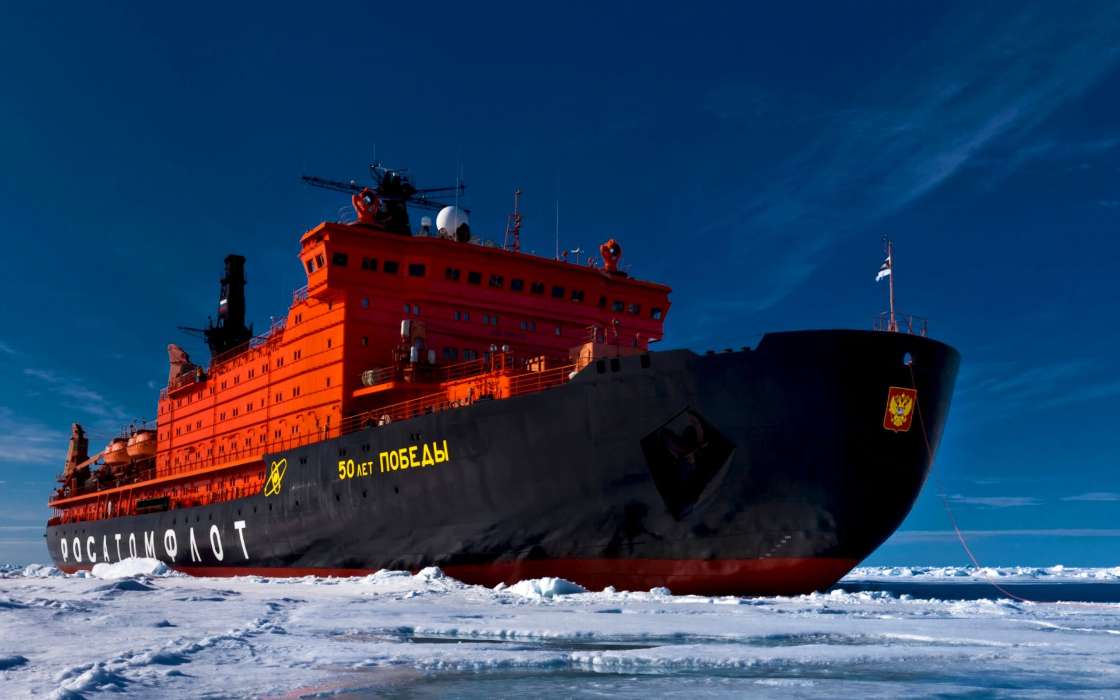 Ships, ice, Sea, Transport