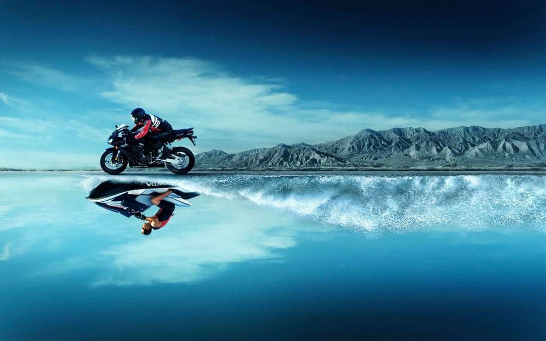 Motorcycles,Landscape,Transport