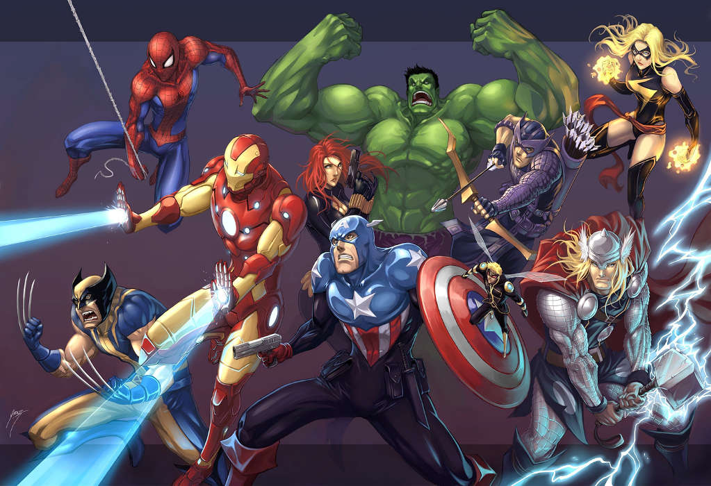 Cartoon, Pictures, The Avengers