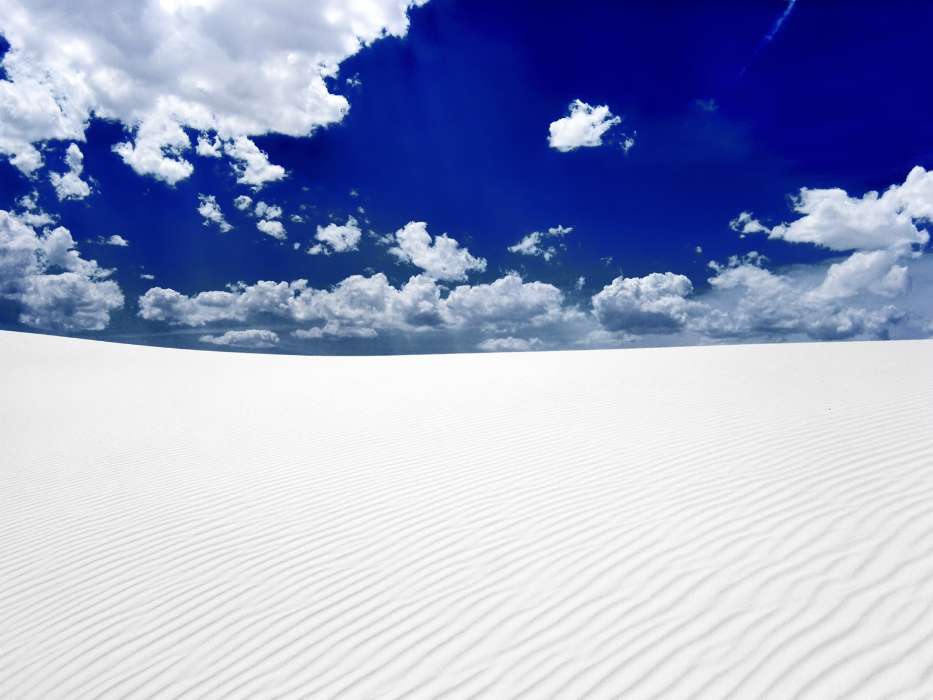 Landscape, Sky, Sand, Desert