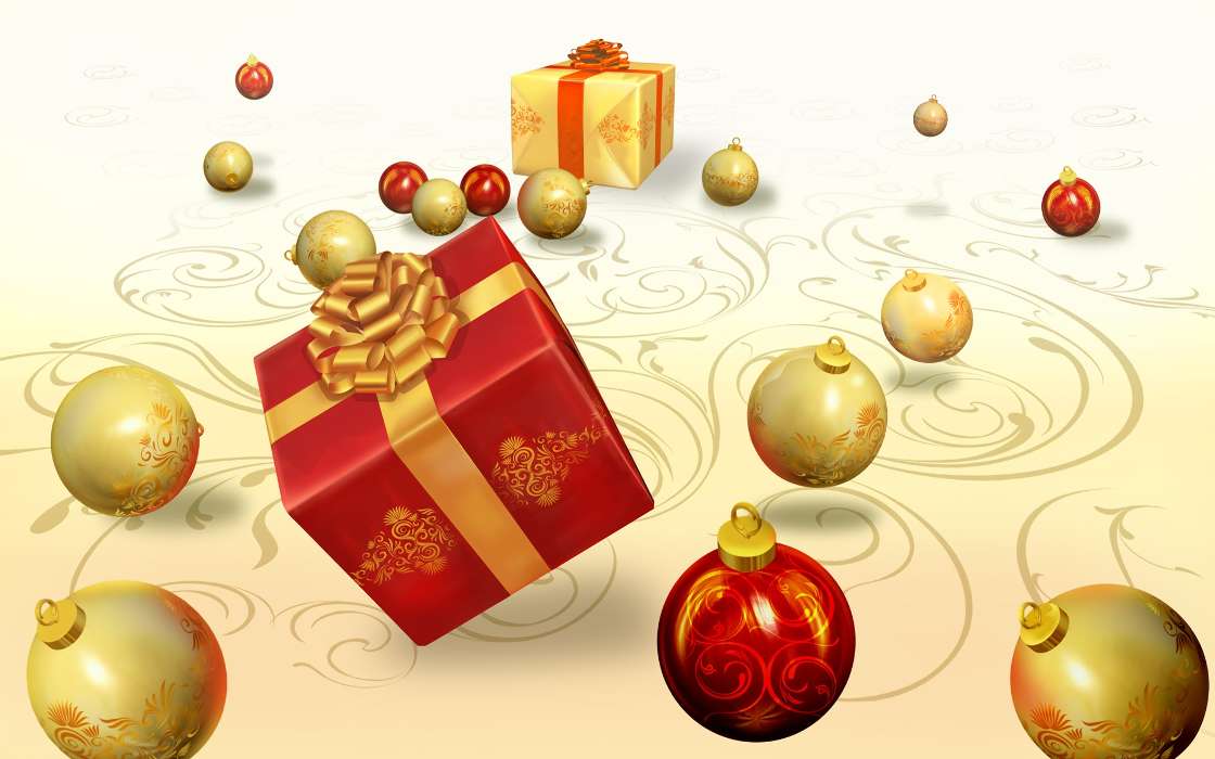 Holidays, New Year, Objects, Christmas, Xmas
