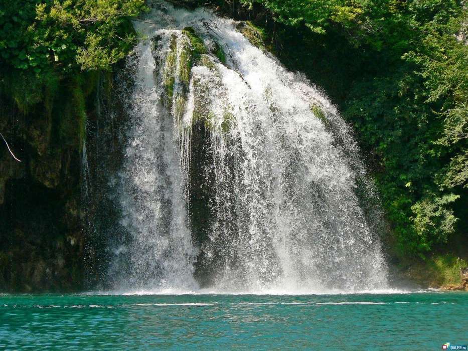 Landscape, Water, Waterfalls