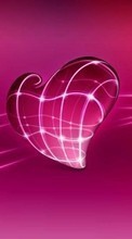 Scaricare immagine 1024x600 Abstraction, Hearts, Love, Valentine&#039;s day sul telefono gratis.