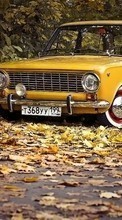 Scaricare immagine Lada, Auto, Roads, Leaves, Autumn, Transport sul telefono gratis.
