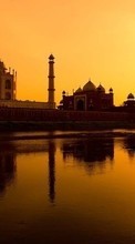 Scaricare immagine Taj Mahal,Architecture,Landscape sul telefono gratis.