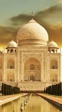 Scaricare immagine Taj Mahal,Architecture,Landscape sul telefono gratis.