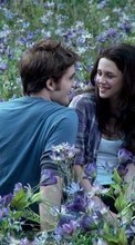 Scaricare immagine Cinema, Humans, Flowers, Girls, Actors, Men, Twilight, Robert Pattinson, Kristen Stewart sul telefono gratis.