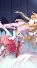 Scaricare immagine Anime, Sword Art Online, Girls, Cartoon sul telefono gratis.