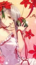 Scaricare immagine Anime, Flowers, Girls sul telefono gratis.