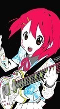 Scaricare immagine Anime, Girls, Guitars, Music sul telefono gratis.