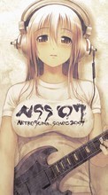 Scaricare immagine Anime, Girls, Guitars, Music, Headphones sul telefono gratis.