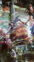 Scaricare immagine Anime, Girls, Games, Men, Final Fantasy sul telefono gratis.