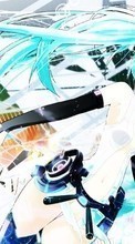 Anime, Girls, Miku Hatsune, Music, Vocaloids per HTC One V