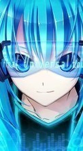 Scaricare immagine Anime, Girls, Miku Hatsune, Music, Vocaloids sul telefono gratis.