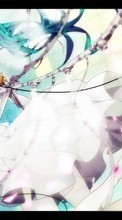 Scaricare immagine Anime, Girls, Miku Hatsune, Vocaloids sul telefono gratis.