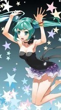 Scaricare immagine Anime,Girls,Miku Hatsune,Vocaloids sul telefono gratis.
