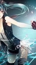Anime,Girls,Miku Hatsune,Vocaloids per Samsung Galaxy S20