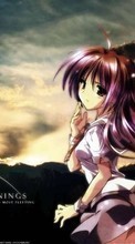 Scaricare immagine Anime, Girls, Sky sul telefono gratis.