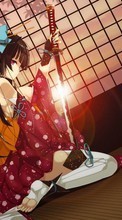 Scaricare immagine Anime, Girls, Swords sul telefono gratis.
