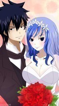 Scaricare immagine Anime, Girls, Men, Holidays, Wedding sul telefono gratis.