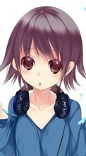 Scaricare immagine Anime,Girls,Music,Headphones sul telefono gratis.