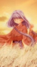 Scaricare immagine 240x400 Anime, Girls, Grass sul telefono gratis.