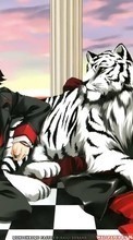 Scaricare immagine 1080x1920 Anime, Animals, Girls sul telefono gratis.