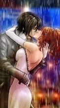 Scaricare immagine Anime,Love,Kisses sul telefono gratis.