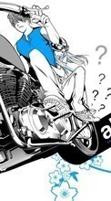 Scaricare immagine 240x320 Anime, Motorcycles sul telefono gratis.