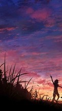 Scaricare immagine Anime,Sunset sul telefono gratis.
