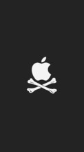 Scaricare immagine Humor, Brands, Logos, Apple, Pirats sul telefono gratis.
