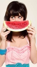 Scaricare immagine Watermelons, Girls, People sul telefono gratis.
