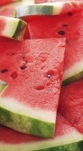 Scaricare immagine Watermelons, Food, Background, Fruits sul telefono gratis.