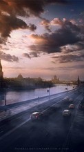Scaricare immagine 1080x1920 Landscape, Cities, Rivers, Sky, Roads, Architecture sul telefono gratis.