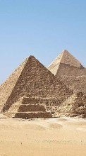 Scaricare immagine Landscape, Architecture, Pyramids, Egypt sul telefono gratis.