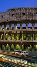 Scaricare immagine Landscape, Cities, Architecture, Colosseum, Italy sul telefono gratis.