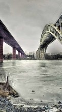 Scaricare immagine Architecture, Cities, Bridges, Landscape, Rivers sul telefono gratis.