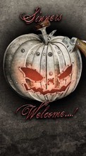 Scaricare immagine Art, Halloween, Holidays, Pictures, Pumpkin sul telefono gratis.