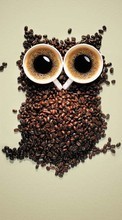 Scaricare immagine Art, Coffee, Owl, Funny, Animals sul telefono gratis.